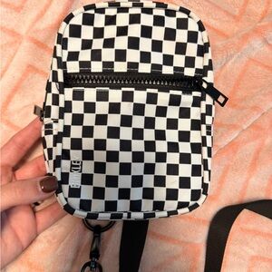 Stylish Black and White Crossbody Bag